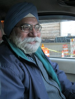 Taxi driver Mohan Singh.
